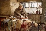 Walter Langley Canvas Paintings - At Evening Time It Shall Be Light